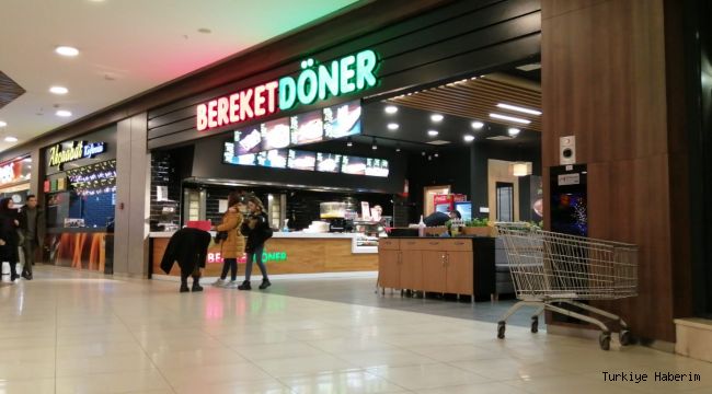 Konya'da Helal gıda sertifikalı ''Bereket Döner'' Novaland AVM' de açıldı..