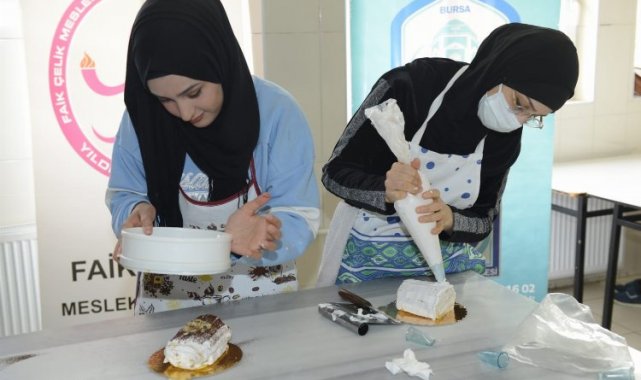 Bursa Yıldırım'da yeni nesil pastacılık eğitimi