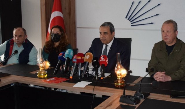 CHP Bursa'da gaz lambalı tepki