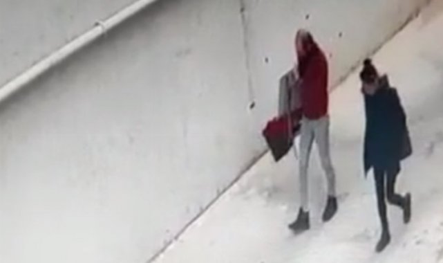 Ele ele gezen sevgililer hırsızlık yaptı