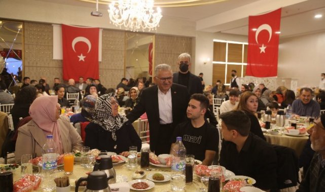 Kayseri Büyükşehir'de şehit aileleri, gazi ve yakınları iftarda buluştu