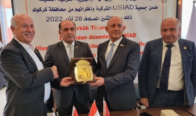 Kerkük'te USİAD heyetine coşkulu karşılama
