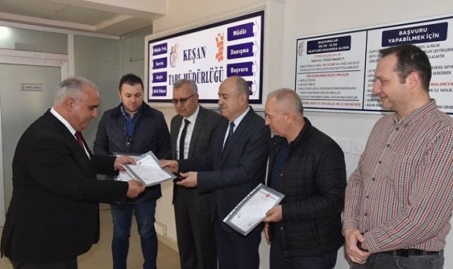 Keşan Gıda OSB'de tapu teslim alındı