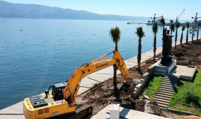 Kocaeli Körfez Atalar Sahil Parkı son aşamada
