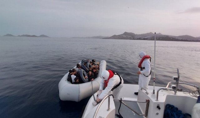 Muğla Bodrum'da 22 düzensiz göçmen yakalandı