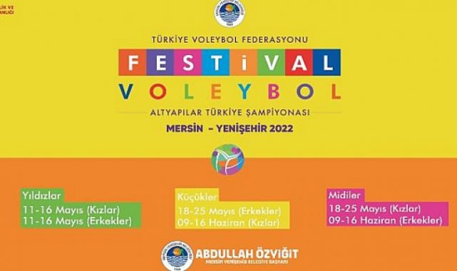 “Festival Voleybol 2022” Mersin Yenişehir’de yapılacak