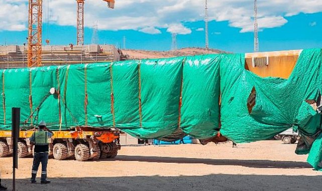 Akkuyu NGS’nin 1’inci Ünitesinde Kullanılacak Polar Vinç İnşaat Sahasına Ulaştı