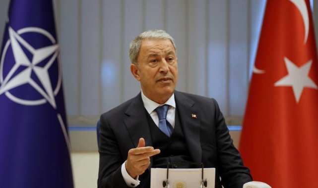 Bakan Akar: Bir taraftan 'güçlenelim' deniliyor diğer taraftan silah 'ambargosu' uygulanıyor