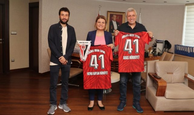 Başkan Hürrriyet'e Okan Spor'dan ziyaret