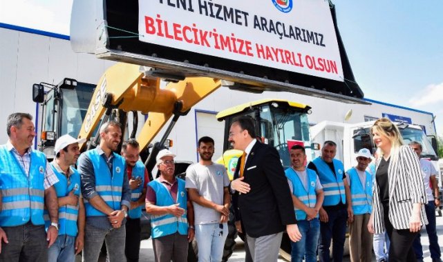 Bilecik'te yeni araçlar iş başı yaptı