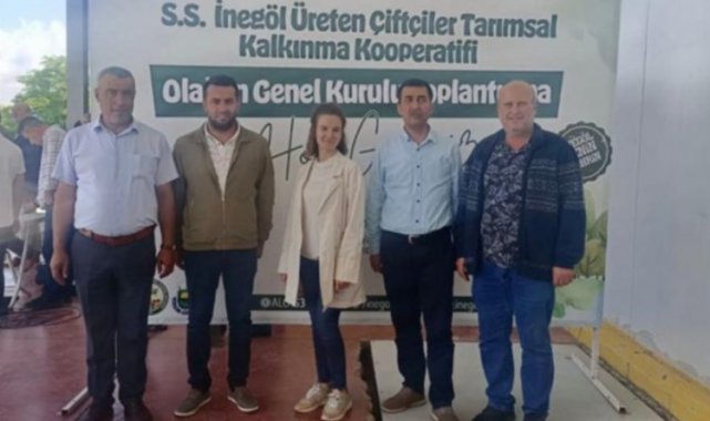 Bursa İnegöl'de 'Üreten Çiftçiler' Kağan güven tazeledi