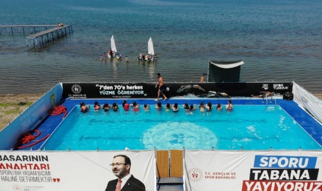Bursa İznik'te 'yaz spor' heyecanı