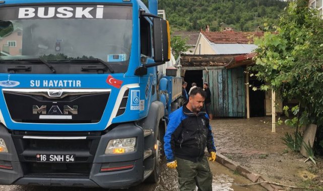 Bursa'dan selin yaralarını sarmak için yola çıktılar