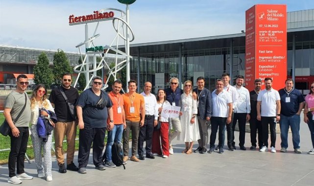 Bursalı mobilyacılar İtalya Milano'da