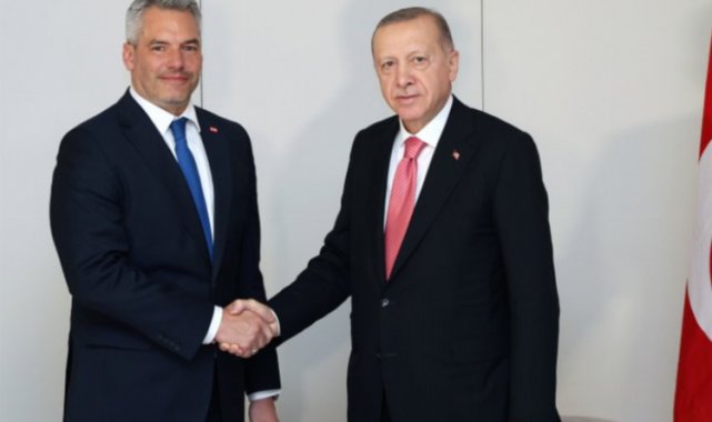 Cumhurbaşkanı Erdoğan Avusturya Başbakanı ile görüştü