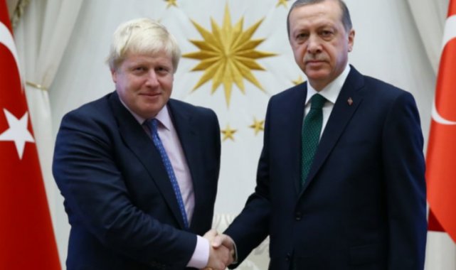 Cumhurbaşkanı Erdoğan, Johnson ile görüştü