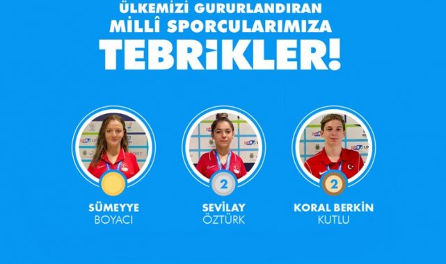 Cumhurbaşkanı Erdoğan'dan milli sporculara tebrik