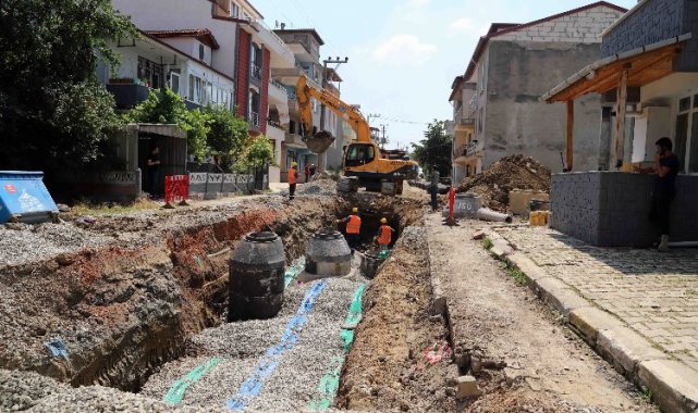 Kartepe'de yağmursuyu hattı sevinci