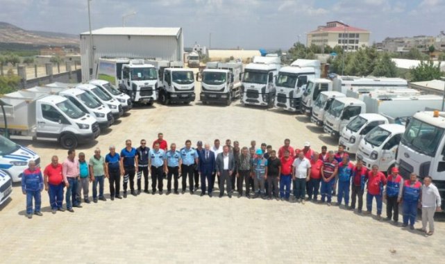 Kilis Belediyesi'ne 25 araç takviye