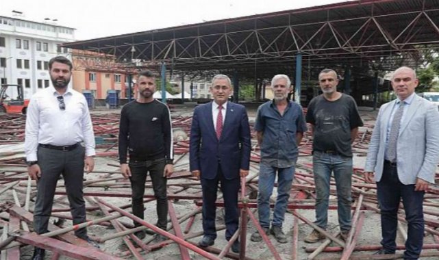 Kütahya Merkez pazar yerinde çalışmalar tam gaz