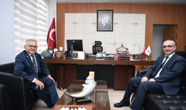 Memduh Büyükkılıç'tan ERÜ Başhekimi Horozoğlu'na ziyaret
