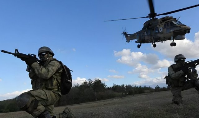 MSB: Kuzey Irak'ta 4 PKK'lı terörist etkisiz halde