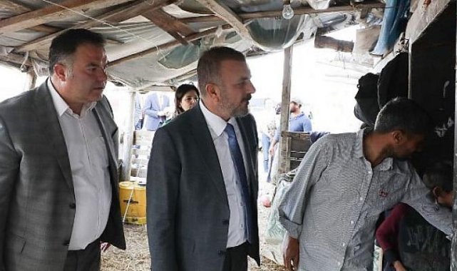 Sincan Belediye Başkanı Murat Ercan Selden Zarar Gören Aileleri Ziyaret Etti