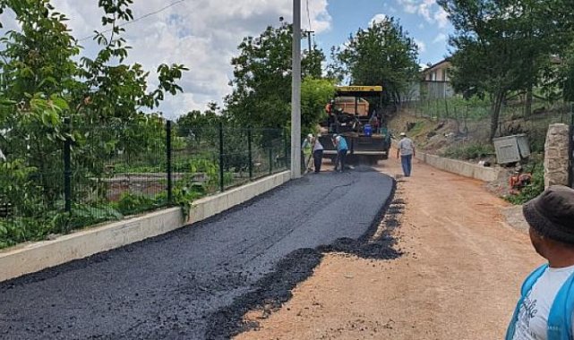 Akmeşe’de Altyapı Çalışmaları Tamam Üstyapı Çalışmaları Sürüyor
