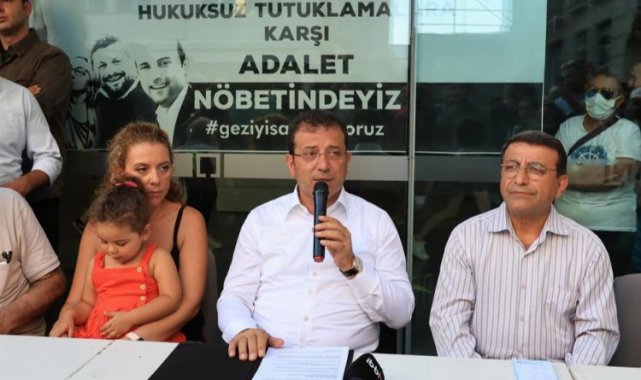 Başkan İmamoğlu'ndan 'Gezi Nöbeti'ne destek