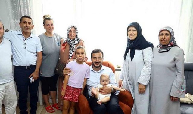 Başkan Özdemir, Sarıyerlilerin evine konuk oldu