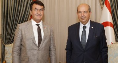 Bursa Osmangazi'den KKTC Cumhurbaşkanı Tatar'a ziyaret