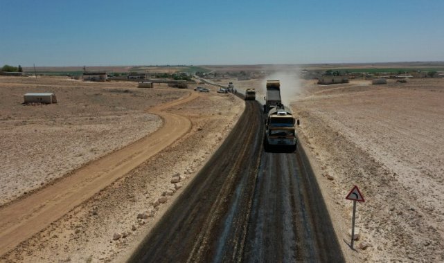 Harran Kırsalı sathi asfalta kavuştu