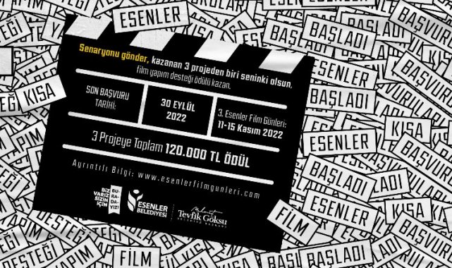 İstanbul Esenler'de 120 bin TL para ödüllü 'kısa film yapım desteği'