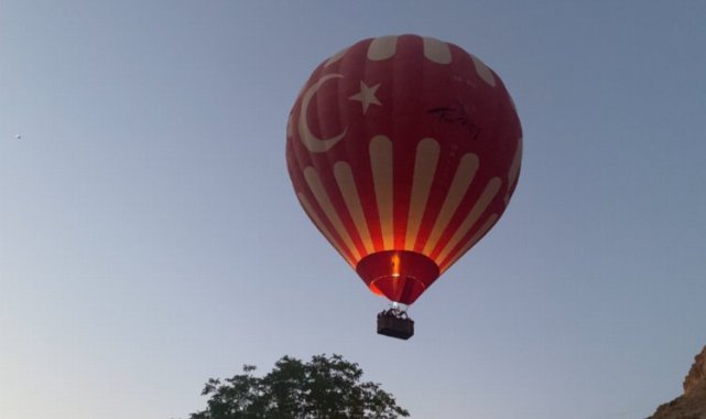 Kayseri'de balonlar havalandı
