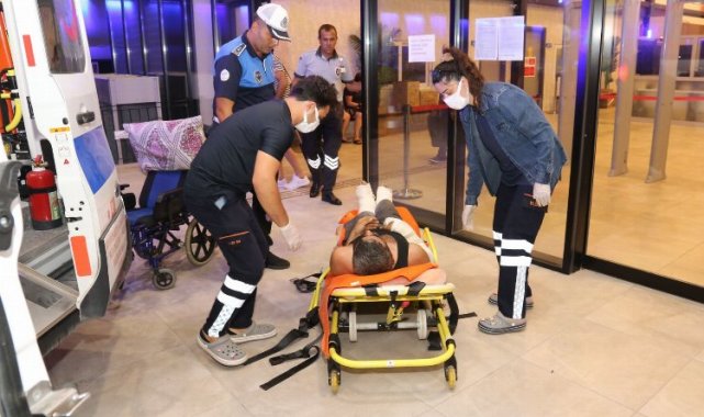 KKTC'de kaza geçiren yaralının imdadına HADO yetişti