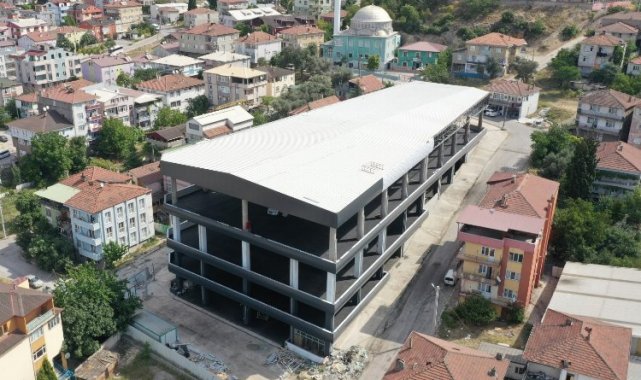 Kocaeli Dilovası Otoparkı'na modern uzay kafes sistemi