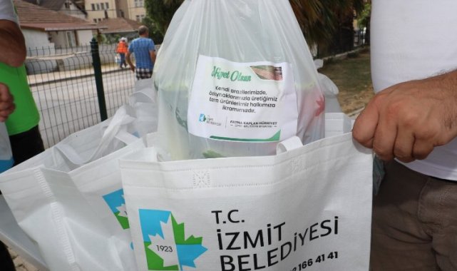 Kocaeli İzmit ürettiğini halkla paylaşıyor