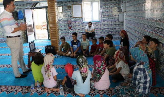 Manisa MASKİ'den camide 'su tasarrufu' bilinci
