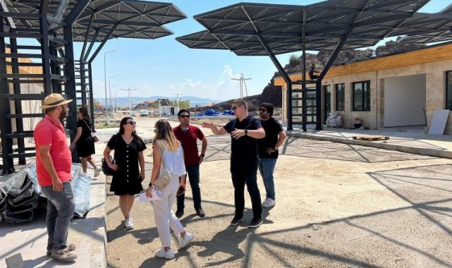 Manisa'da 'Jeopark Ziyaretçi Merkezi'nde sona doğru