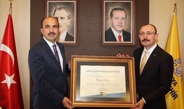 Ticaret Bakanı Mehmet Muş Başkan Altay'ı ziyaret etti