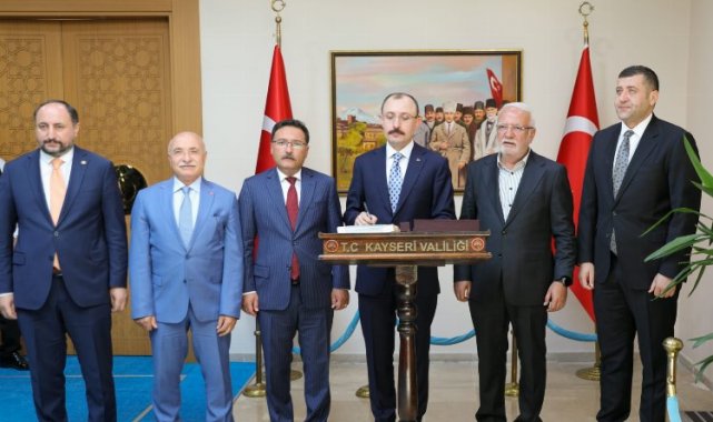 Ticaret Bakanı Mehmet Muş'tan Kayseri protokolü ziyareti