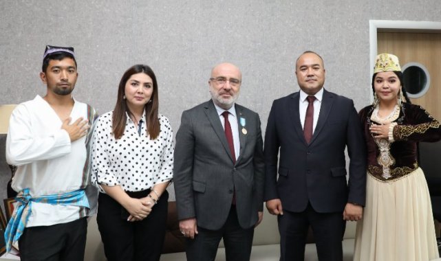 TÜRKSOY heyetinden Kayseri Üniversitesi'ne ziyaret