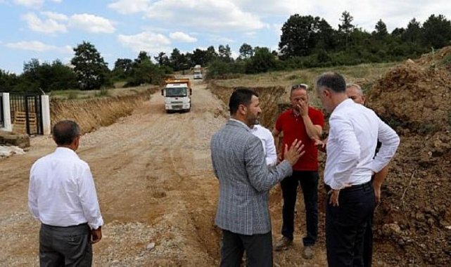 Yeniceköy’de 4 Km Yeni Yol Hattı Oluşturuluyor