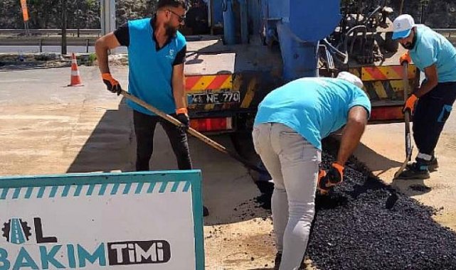 Yol Bakım Timi kentin yollarını nakış gibi işliyor