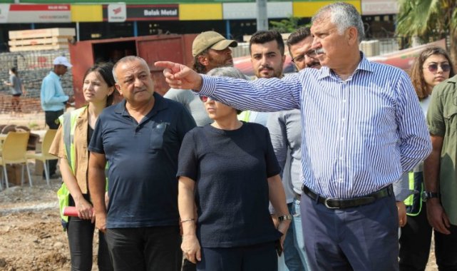 Zeydan Karalar çalışmaları denetledi, yeni müjde verdi