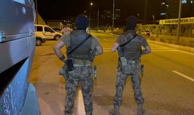 Adıyaman Besni'de Özel Harekat ve drone destekli uygulama!