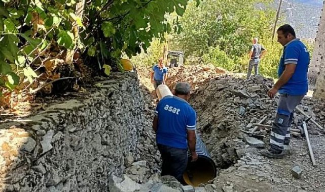 Antalya Büyükşehir’den Ürünlü’de yağmur suyu çalışması