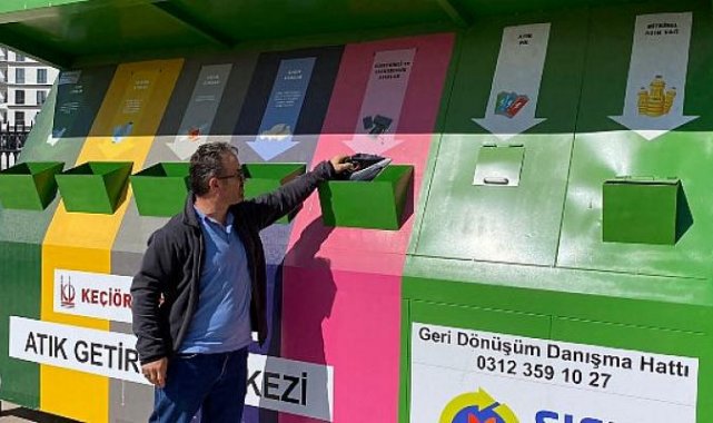 Atık Getirme Merkezi Keçiören’in Her Yerinde