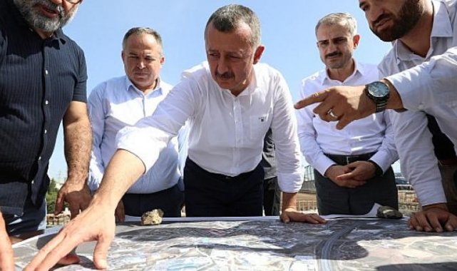 Başkan Büyükakın, Turgut Özal Köprüsü ikileme çalışmasını inceledi