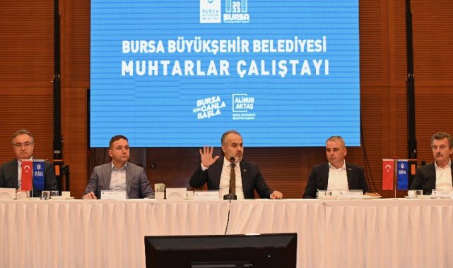 Bursa'da 'Muhtarlar Çalıştayı' düzenlendi